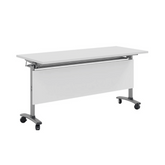 Derby Foldable Wooden Training Desk with Storage and Modesty Panel